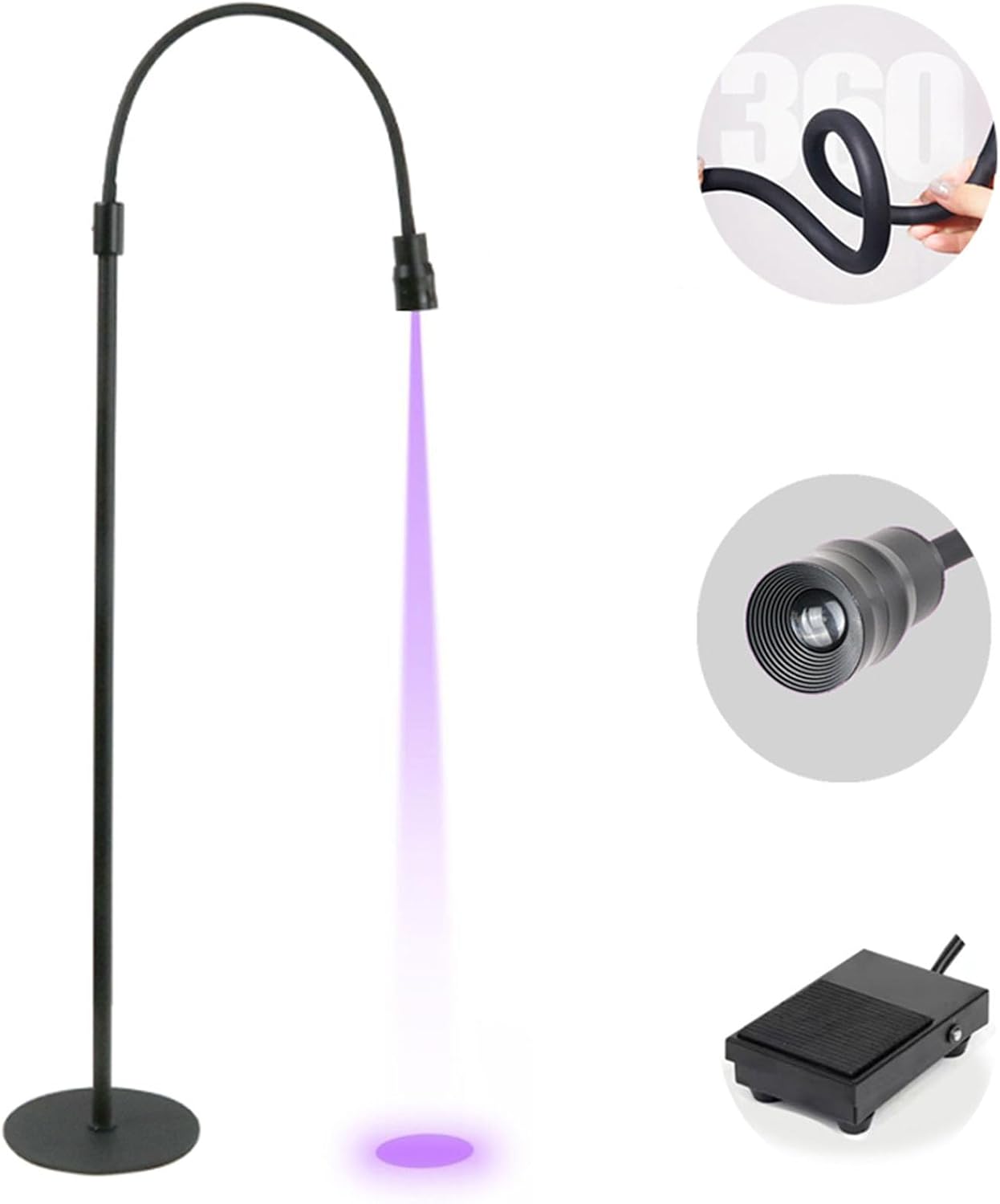 UV Lash Light with Foot Pedal 5W