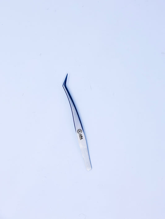 ABA Angled Precision Lash Tweezer