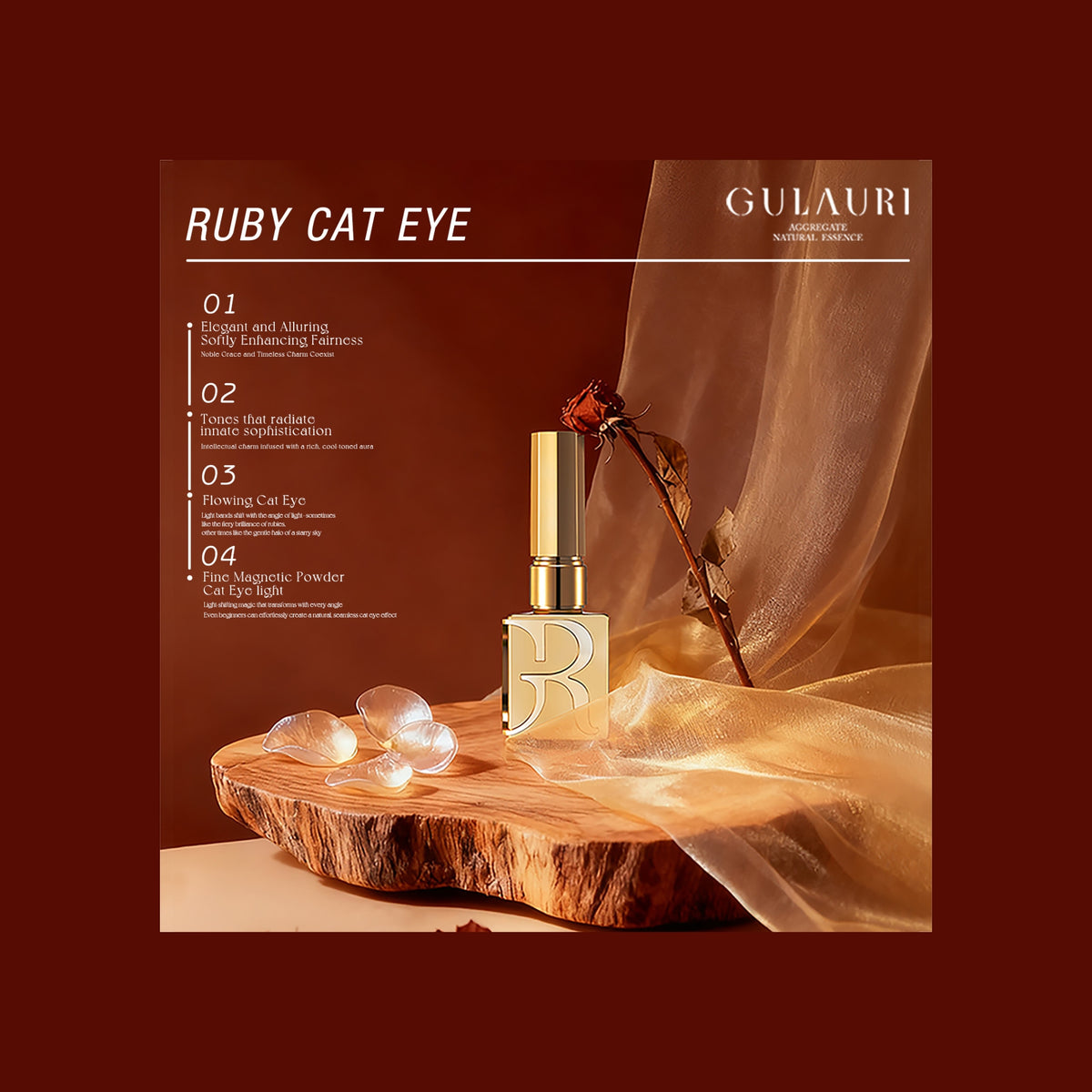 Ruby Cat eye Gel