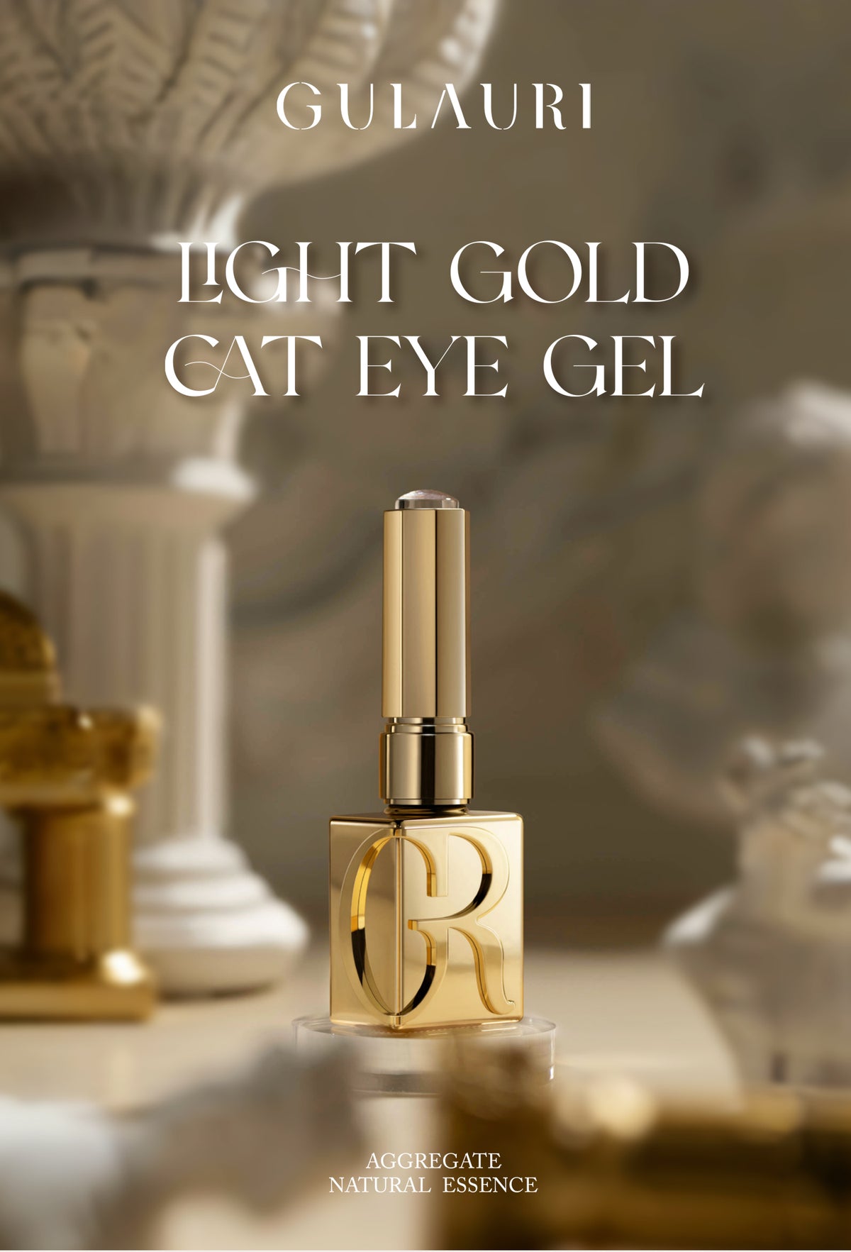 Light Gold Cat Eye Gel